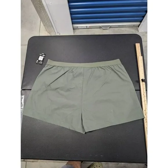 NWT Avia Cargo Skirt Hike Skort Casual Green Midnight Mini Skirt Side Slit High - Picture 7 of 8